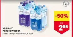 MPreis Vöslauer Mineralwasser Angebot