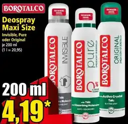 Norma BOROTALCO Deospray Maxi Size Angebot