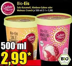 Norma Bio-Eis Gelato Salz-Karamell, Himbeer-Sahne oder Angebot