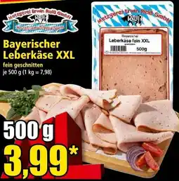 Norma Bayerischer Leberkäse XXL Angebot