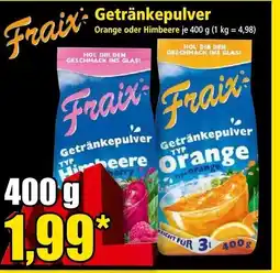 Norma Fraix Getränkepulver Orange oder Himbeere je Angebot