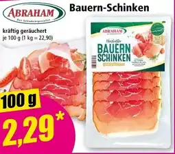 Norma ABRAHAM BAUERN SCHINKEN kräftig geräuchert Angebot