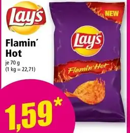 Norma Lay's Flamin' Hot Angebot