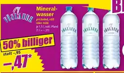 Norma Mineral wasser prickelnd, still oder mild Angebot