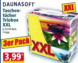 Norma DAUNASOFT Taschen- tücher Triobox XXL Angebot
