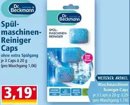 Norma Spül maschinen Reiniger Caps Angebot