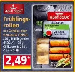 Norma ASIA COOK Frühlings- rollen Angebot