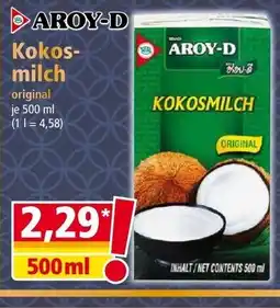 Norma AROY-D Kokoss milch Angebot