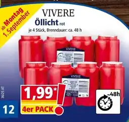 Norma VIVERE Öllicht rot Angebot