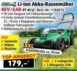 Norma Li-Ion Akku-Rasenmäher 40V/4Ah PT 43 LI Angebot