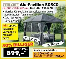 Norma CHILLROI Alu-Pavillon BOSCO Angebot