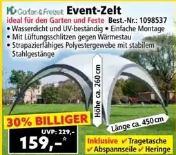 Norma Garten & Freizeit Event Zelt Angebot