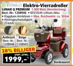 Norma ECONELO Elektro-Vierradroller LUNAR Q PREMIUM Angebot