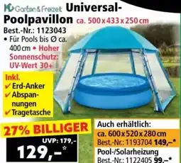 Norma Garten & Freizeit Universal Poolpavillon Angebot