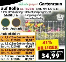 Norma Gartenzaun auf Rolle Angebot