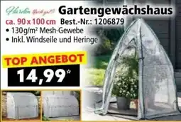Norma Gartengewächshaus Angebot