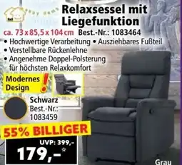 Norma Relaxsessel mit Liegefunktion Angebot