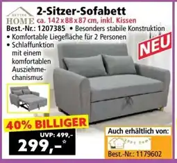 Norma 2 Sitzer Sofabett Angebot