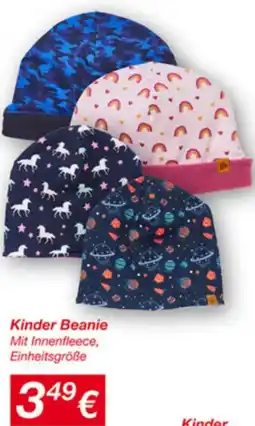 KiK Kinder Beanie Angebot