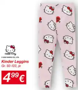 KiK Hello Kitty Kinder Leggins Angebot