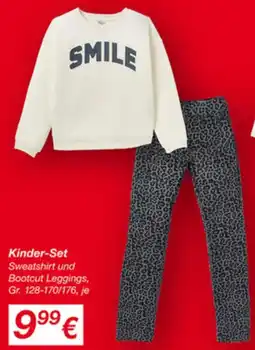 KiK SMILE Kinder Set Sweatshirt und Bootcut Leggings Angebot