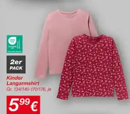 KiK Kinder Langarmshirt Angebot