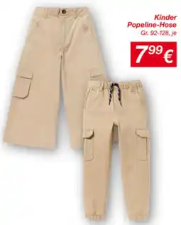 KiK Kinder Popeline Hose Angebot