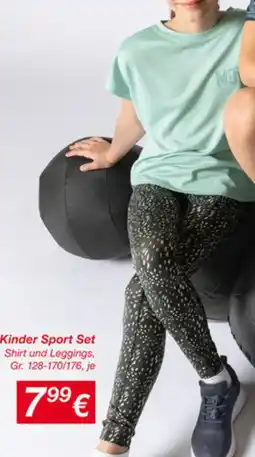 KiK Kinder Sport Set Shirt und Leggings Angebot