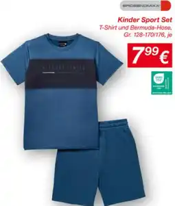 KiK ERGEENOMIXX Kinder Sport Set T-Shirt und Bermuda Hose Angebot