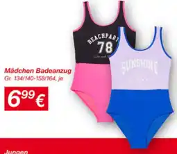 KiK Mädchen Badeanzug Angebot
