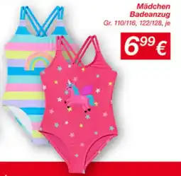 KiK Mädchen Badeanzug Angebot