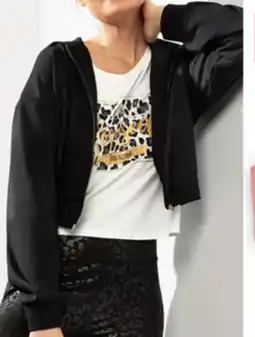KiK Damen Cropped Sport Sweatjacke Angebot