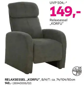 Mömax RELAXSESSEL KORFU Angebot