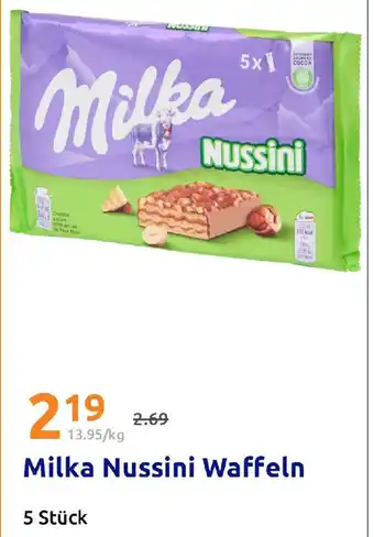 Action Milka Nussini Waffeln Angebot