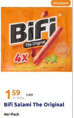 Action Bifi Salami The Original Angebot