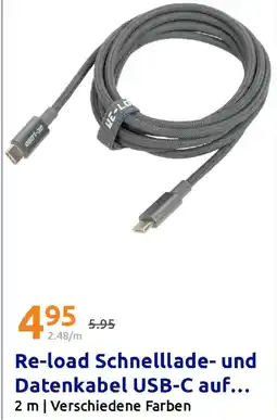 Action Re-load Schnelllade- und Datenkabel USB-C Angebot