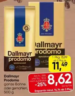 Spar Dallmayr Prodomo Angebot