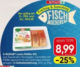 Spar S-BUDGET Lachs Pfeffer XXL Angebot