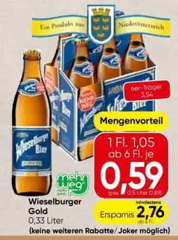 Spar Wieselburger Gold Angebot