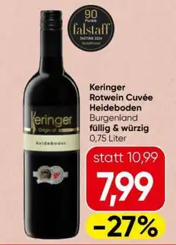 Spar Keringer Rotwein Cuveé Heideboden Angebot