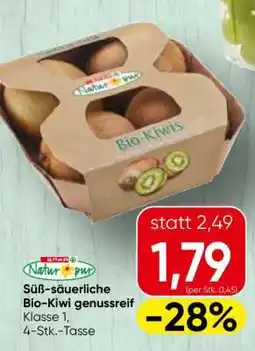 Spar Süß-säuerliche Bio-Kiwi genussreif Angebot