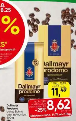 Eurospar Dallmayr Prodomo Angebot