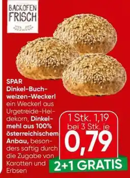 Eurospar SPAR Dinkel-Buchweizen-Weckerl Angebot