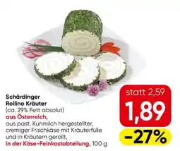 Eurospar Schärdinger Rollino Kräuter Angebot