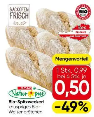 Eurospar Bio-Spitzweckerl Angebot