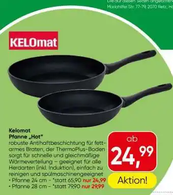 Eurospar Kelomat Pfanne „Hot“ Angebot