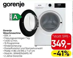 Eurospar Gorenje Waschmaschine Angebot