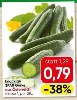 Eurospar knackige SPAR Gurke Angebot