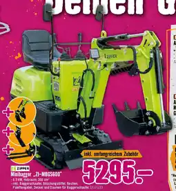 Hornbach ZIPPER Minibagger ZI MBGS600 Angebot