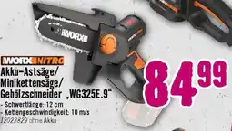 Hornbach WORX NITRO Akku Astsäge/ Minikettensäge/ Angebot